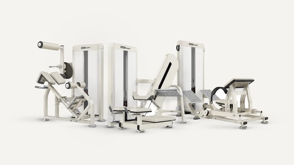 Pin Loaded equipment in a commercial gym